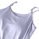 thumbnail image 4 of Camisón corto de moda para mujer, color liso, cuello en V y cojín en el pecho, camisón corto para mujer, 4 of 4