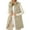 Beige, variant on Womens Long Hooded Vest Sleeveless Winter Bubble Jackets Zip Up Warm Coat Outerwear with Pockets Hot Pink S(S)