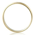 thumbnail image 2 of Pompeii Mens Gold 8mm Two Tone Comfort Fit Wedding Band Ring 14k White and Yellow Gold (,), 2 of 2
