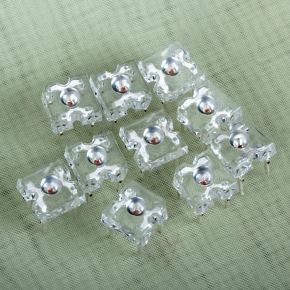10pcs 3m Flujo Estupendo Llevó La Lámpara de lámpara Roja