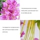thumbnail image 4 of Billuyoard Cadena de flores de seda artificial 110 cm oficina al aire libre plantas falsas simulación vides colgantes fiesta Hotel decoración de la Decoración Rojo púrpura Billuyoard HA069932-02, 4 of 6