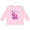AD-Pink, variant on Inktastic I Love Hippos with Pink Hippo and Flowers Boys or Girls Long Sleeve Toddler T-Shirt