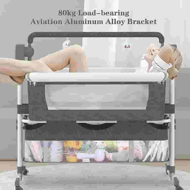 Automatic Rocking Recliner Crib Remote Control Baby Bassinets and