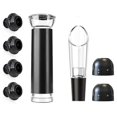 thumbnail image 1 of Wine Stopper,wine Saver Pump With 4 Wine Stoppers With Date Marker,champagne Stopper,reusable Bottl, 1 of 5