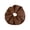 Coffee color, variant on Aellinatey Fashionable Knitted Hair Scrunchies Lightweight Soft Headwear Ponytail Holder