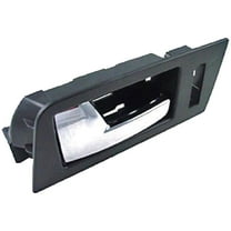 Dorman 81777 Front Driver Side Interior Door Handle for Specific Ford Models, Chrome Lever; Black Housing