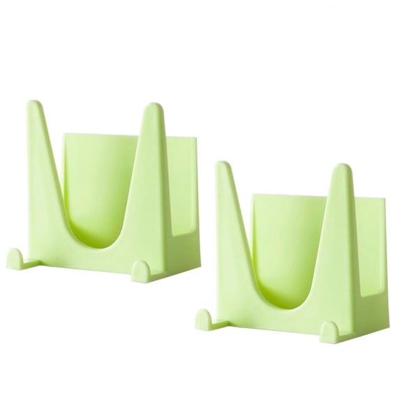OFFIGAM Kitchen Pot Lid Holder Green 2Pcs