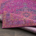 thumbnail image 3 of Livabliss Area Rugs for Living Room, 5x7 Harput Traditional Pink Rug, Bedroom Dining Room Home Decor Stain Resistant Carpet (5'3" x 7'3"), 3 of 7