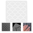 thumbnail image 2 of Weiweiguan Plastic Quilting Template Patchwork Embroidery Template DIY Sewing Tool, 2 of 6