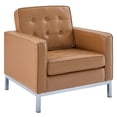 thumbnail image 2 of Modway Loft Leather Armchair, Multiple Colors, 2 of 3