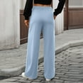 thumbnail image 4 of LIaqionyy Women Casual Sweatpants High Waist Lightweight Baggy Lounge Sweat Pants Drawstring Workout Pants, 4 of 6
