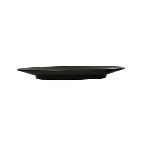 Cal Mil Nomi Melamine Black Plate, 11 inch Dia. x 1 inch Height -- 6 per case.