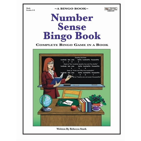 Bingo Books: Number Sense Bingo Book: Complete Bingo Game In A Book (Paperback)