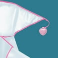 thumbnail image 7 of kpoplk Kids Rain Suit Toddler Hooded Rainsuit Poncho Full Body One Piece Coveralls Raincoat for Girls and Boys 1-7 Years(Light Pink,4-5 Years), 7 of 7