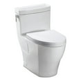 thumbnail image 2 of TOTO MS626214CEFG-01 Aimes Elongated 1-Piece Floor Mount High Efficiency Toilet (Cotton White), 2 of 4