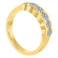 thumbnail image 3 of Mauli Jewels Rings for Women 0.75 Carat Engagement Wedding Band bezel 14K Solid Yellow Gold, 3 of 4