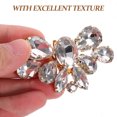 thumbnail image 2 of 2 Pcs Crystal Flower Shoe Clips Decorative Buckles Removable Charms Women's Miss, 2 of 6
