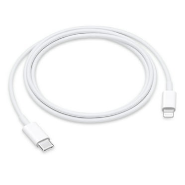 Apple USB-C to Lightning Cable (1m) Fast Charging iPhone Charger - Compatible with iPhone 14/13/12/11/X/XR/XS/8/7/6/5, iPad, Airpods and more