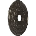 thumbnail image 2 of Ekena Millwork 19"OD x 3 1/2"ID x 1"P Baltimore Thermoformed PVC Ceiling Medallion (Fits Canopies up to 7 3/4"), Metallic Charcoal, 2 of 10