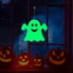 thumbnail image 4 of Decoraciones de Halloween, decoración luminosa de doble cara para Halloween, colgante para lugar festivo, diseño de fantasmas luminosos colgantes, dos tamaños, especificaciones, colgantes de fantasmas, 4 of 4