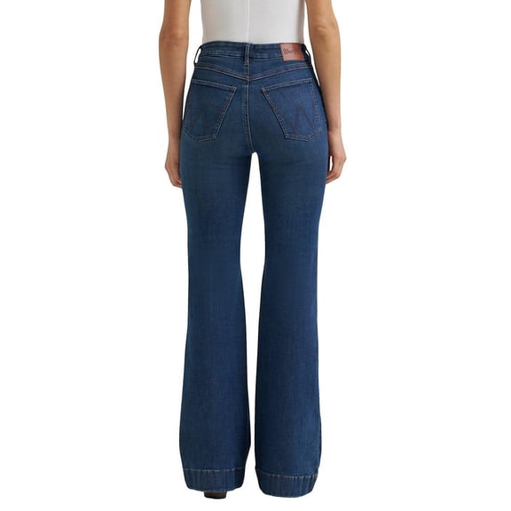Wrangler Womens BE Spoke Brooklyn High Rise Trouser 34x32 Denim