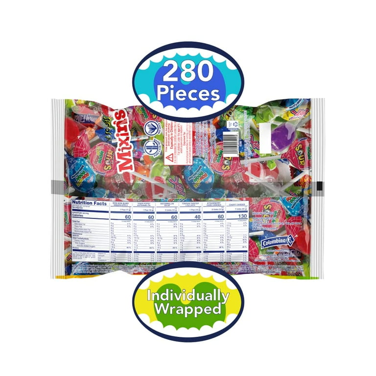 Colombina Mixin's Sweet and Sour Gluten Free Chocolate & Candy Assortments, Assorted, 280 Pieces