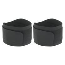 Unique Bargains 1 Pair Flexible Wristbands Comfortable Wristbands for Sport Black