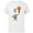 White, variant on Disney Toy Story Forky Basketball - Short Sleeve Cotton T-Shirt for Adults - Customized-Charcoal