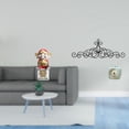 thumbnail image 2 of Estatua De Pared De Metal Con Forma De Pergamino Del Dios De La Fortuna, Ideal Para Decorar Patios, Interiores Y Exteriores, Porches O Vallas En Año Nuevo. Placa Decorativa Con Diseño Floral, 2 of 8