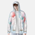 thumbnail image 6 of Rocae Cute Elephant Print Breathable Sun Protection Hoodie Quick-Dry Lightweight Long Sleeve Hoodie Unisex Running Sports Shirt X-Large, 6 of 9