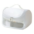 thumbnail image 1 of asddcavvf Light Transparent Makeup Bag Sundries Hand Held Cosmetics Daily Necessities Portable Trave, 1 of 4