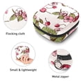 thumbnail image 3 of Cute Cherry and Flowers Pattern Sanitary Napkin Storage Bag, Zipper Menstrual Cup Pouch Feminine Menstruation First Period Pads Holder for Girls Women Ladies, 3 of 6