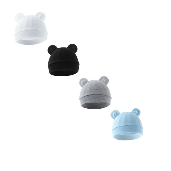 Coerni Baby Hat Bear Ears Caps Baby Boy Girl Toddler Hats Caps for 0 6 Months Hat and Mitten Set Girls