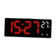 thumbnail image 5 of Reloj despertador digital multifuncional con temperatura regulable número rojo, 5 of 9