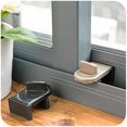 thumbnail image 5 of Juego de 2 cerraduras para ventanas correderas, puerta corredera ajustable, negro, 5 of 5