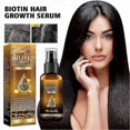 thumbnail image 3 of 1-3x Biotin Hair Fast Growth Serum Spray Anti Hair Loss Prevent Essential Oils Anti-drying Baldness Treatment Hair Care 30ml, 3 of 5