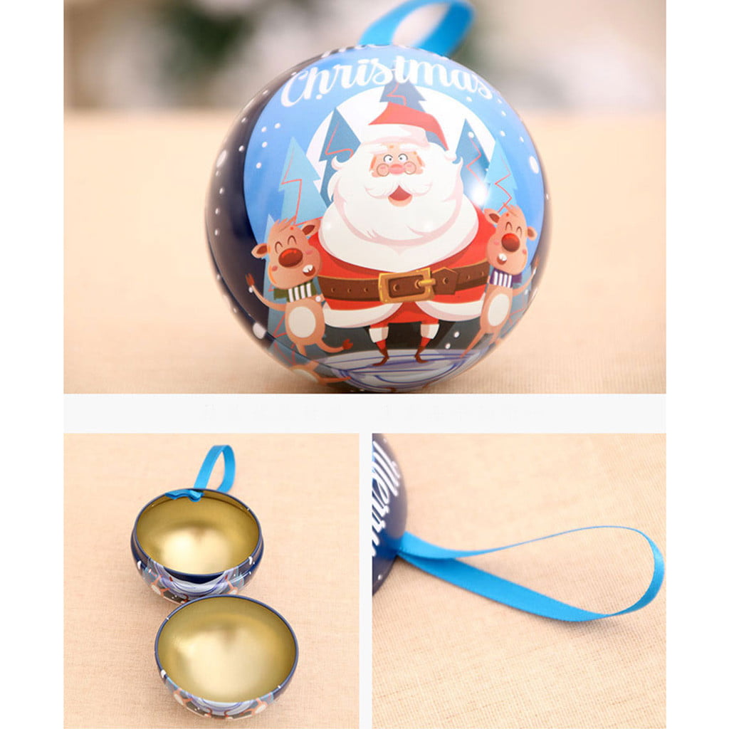 Santa Box Claus Snowman Elk Christmas Candy Packaging Decoration Box Home Gift 