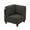 Corner-Dark Gray, variant on Aukfa Modular Sectional Couch Set - Square Sofa Ottoman- Flannel - Gray