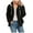 Black, variant on Winter Jackets For Women Winter Fleece Jacket for Women 2025 Zipper Stand Collar Casual Coats with Pockets Black,XXXXL