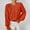 Orange, variant on Womens Sweater Long Sleeve Pullover Crew Neck Sweaters Lightweight Sweaters Women'S Winter Sweaters Fall Outfit