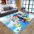 thumbnail image 1 of Alfombra 3D de Super Mario Bros para niños, duradera, lavable, no ald, dormitorio, sala de estar, estudio, decoración de habitación, recuerdos de fiesta de cumpleaños, 50x80cm zhangmengya LED, 1 of 2