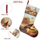thumbnail image 5 of DC Liga de Súpermascotas Tema: Calcetines de Navidad, fino lino blanco para colgar en escaleras y chimenea, decoración navideña para el hogar, regalo de Navidad.54cm×38cm, 5 of 5