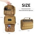 thumbnail image 4 of Neceser SMONT Tactical para hombre, kit Dopp de viaje, color marrón, 4 of 8