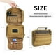 thumbnail image 4 of Neceser SMONT Tactical para hombre, kit Dopp de viaje, color marrón, 4 of 8