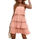 thumbnail image 1 of Txlixc Vestido de verano femenino, falda de hoja de loto de color sólido con correas finas italianas Txlixc moda, 1 of 7