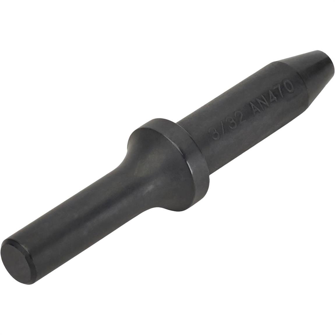 Speedway Motors Rivet Set Kit 3 1/2 Inch Straight .401 Shank High Alloy Steel Heat Treated Tools for AN470 Rivets Includes 4 Popular Sizes