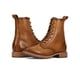 thumbnail image 1 of Botas de combate Frye Veronica Flex para mujer, color caramelo, 9,5 m, 1 of 7