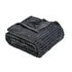 thumbnail image 1 of Cobija Suave Polar Frazada  Color Gris Oscuro Textura, 1 of 3