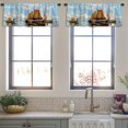 thumbnail image 3 of LALILO Kitchen Curtain Valance Fine Art Classic Art Oil Rod Pocket Window Curtain 52"x 18" Set of 2, 3 of 5