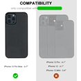 thumbnail image 2 of Clutch Series Case for iPhone 12 Pro Max with Real Leather, Anti-Slip Edge Design, Built-in Metal Plate, 2 of 5